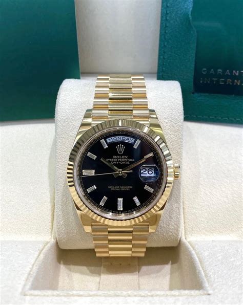 rolex day date 40 gold gewicht